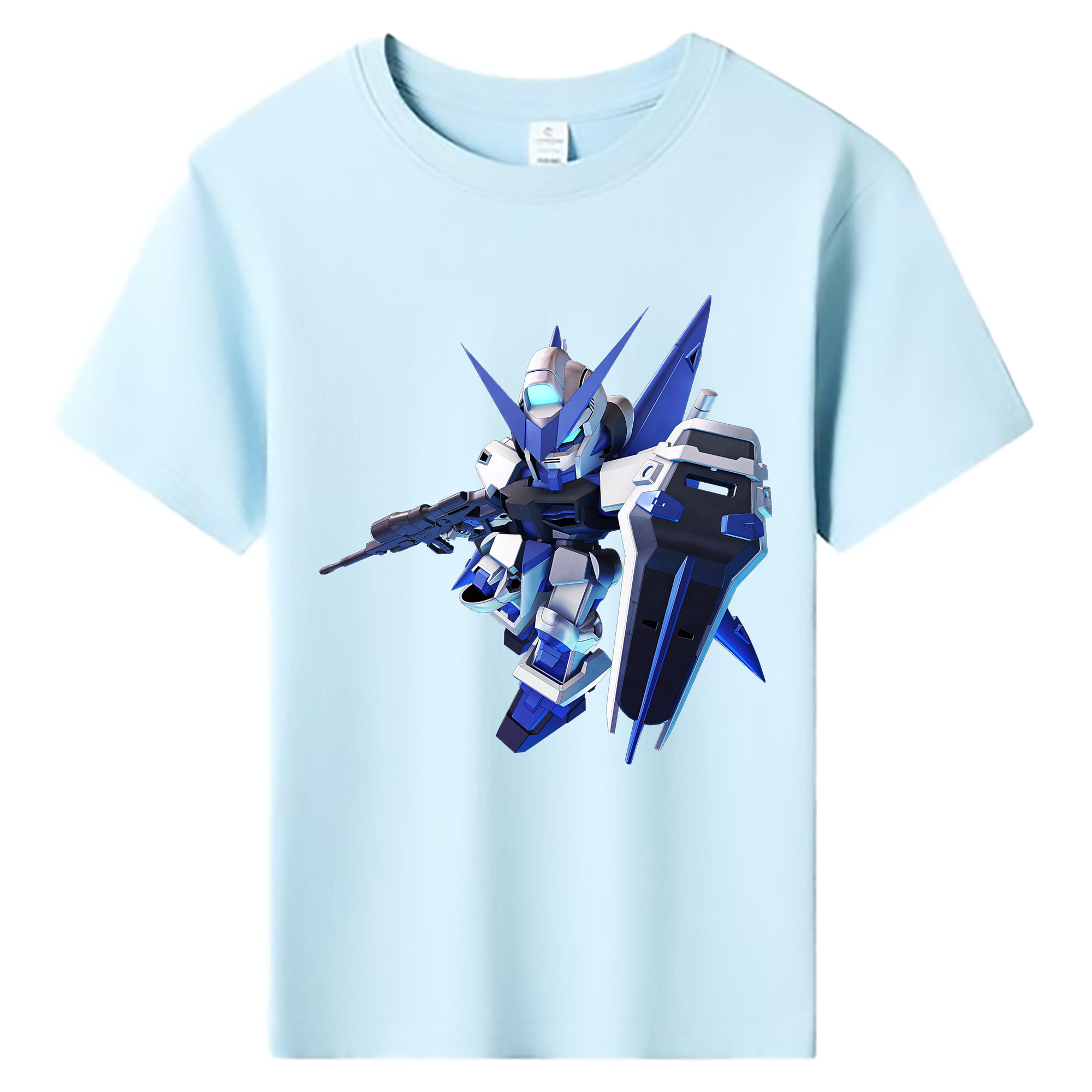 （画像用） 機動戦士ガンダム Mobile Suit Gundam 綿100％キッズTシャツ（フロントプリント）